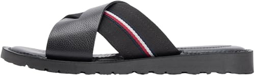 Tommy Hilfiger Herren Core Hilfiger Lth Criss C Sandal Fm0fm05783Flache Sandalen
