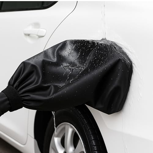 EVify Cache de prise de charge électrique pour voiture - Port de charge de type 2 - Protection contre la pluie, la neige, le soleil et la poussière - Ouverture de 30 cm