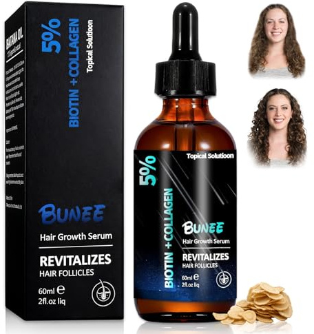 60ml Suero De Crecimiento Del Cabello, Estimula Acelerar El Crecimiento Del Pelo, Suero Para el Cabello, Fortalece el Cuero Cabelludo, Cuidado del Cabello Para Hombres y Mujeres