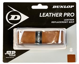 Dunlop Tennisschläger Griff Leder Pro Ersatzgriff – Für EIN perfektes Premium-Griffgefühl