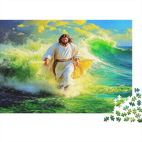 Jesus - Religion Puzzle 1000 Teile Schwer Puzzle Spielzeug Pädagogisches Spiel Impossible Herausforderung Spielzeug Für Erwachsene Kinder 38x26cm/1000pcs