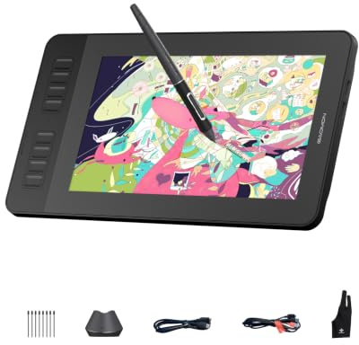 GAOMON PD1161 V2 Tablette Graphique avec Ecran,16384 Niveaux,11,6 Pouces,Full HD