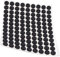 Adsamm® / 108 x antiscivolo autoadesivi/neri/Ø 10 mm/tondi/piedini adesivi antisdrucciolo in gomma espansa EPDM/cuscinetti protettivi per arredi Adsamm® Quality