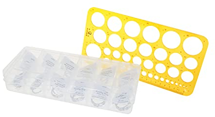 AFH-Webshop Edelstahlringe zur Stabilisierung des Fingergelenks in verschiedenen Durchmessern mit Aufbewahrungsbox und Messschablone