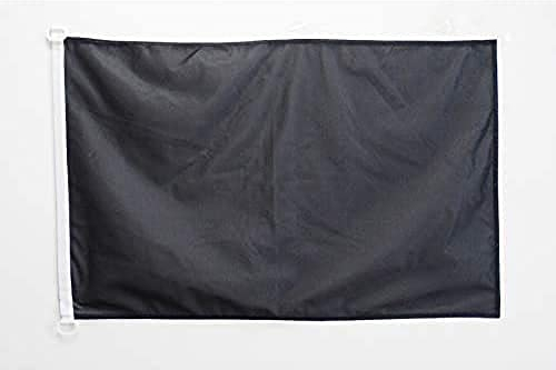 AZ FLAG Bandiera Navale Monocolore Nero 45x30cm - Bandiera Maritima Nera 30 x 45 cm speciale Nautismo, Padiglione Nautico