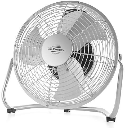 Orbegozo PW 1321 - Ventilador industrial Power Fan, inclinación regulable, 3 velocidades de ventilación, sistema antivuelco, asa de transporte, 50 W