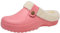 ChayChax Femme Hiver Sabots Fourrées Homme Pantoufles Chaud Peluche Chaussons Maison Imperméables Chaussures de Jardin Intérieur et Extérieur,39/40 EU,Rose