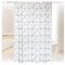 Abellale Rideau Douche Lignes Triangulaires Polyester Rideaux de Douche 80x180 CM