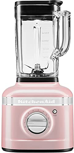 KitchenAid ARTISAN K400 5KSB4026ESP - Batidora de vaso (1200 W, 1,4 L), color rosa