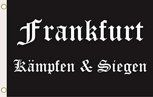 U24 Flagge Fahne Frankfurt Kämpfen & Siegen 90 x 150 cm