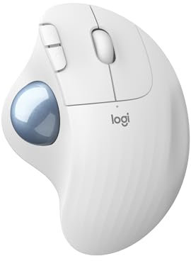 Logitech Ergo M575 Souris de Trackball sans Fil, contrôle Simple avec Le Pouce, précision et Suivi en Douceur, Conception Ergonomique (Reconditionné)