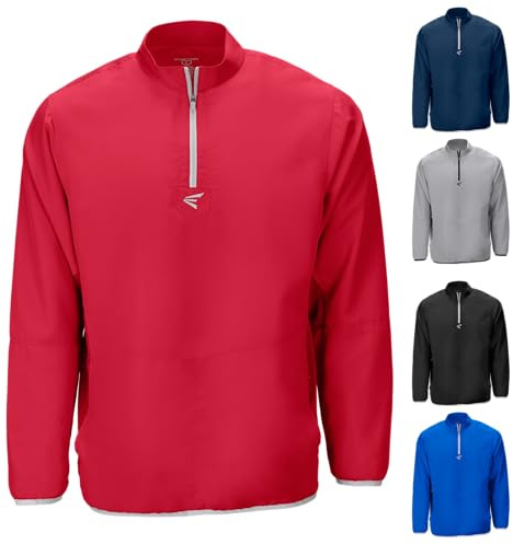 Easton | ALPHA Long Sleeve Cage Jacket | Adult X-Large | Red