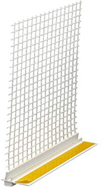 30x Handelskönig Anputzleiste 6 mm mit Gewebe je 260 cm = 78 lfdm APU Anputzleiste 6mm Putzleiste Einputzleiste Fensterprofil Fensterleiste Anputzleiste 6mm mit Gewebe