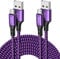 3BAO Micro USB Cable, 3m Nylon Micro USB Charging Cable, High Speed Mobile Phone Data Cable for Samsung Galaxy S7 / S6 / J7 / Note 5, Xiaomi, Huawei, Wiko, Motorola, Nokia, Kindle