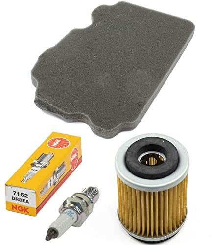 Wartungspaket Luftfilter + Ölfilter + Zündkerze für Yamaha TW 125 TW 200 TW125 TW200 Trailway Baujahr 1987-2015