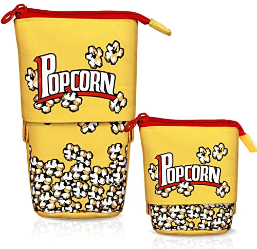 CHILLSILA Federmäppchen, 2-in-1 Schlampermäppchen/Ständer Bleistifthalter, Teleskopisch Mäppchen Niedliches Stifteköcher für Teenager Mädchen