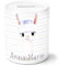 timalo® Spardose personalisiert mit Namen | Personalisierbares Geschenk Sparschwein für Kinder Keramik Geschenkidee | Lama spardose-t-2