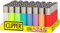 Pack de 48 Mecheros Clipper Recargables de Colores - Diseño Clásico Variado (Multicolor)