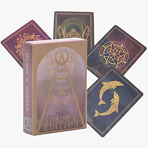 Hengqiyuan Threads of Fate Tarot Orakelkarten Divination Deck Entertainment Party Board Game Fate Card,Rosa