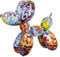 Casablanca Deko Figur Skulptur Ballon Hund Hundestatue - Moderne Kunst und Dekoration aus Kunstharz - Street Art Design - Höhe 25 cm
