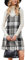 CUPSHE Damen Latzrock V Ausschnitt Taschen Karomuster A Linie Latzkleid Overallkleid Freizeitkleider Plaid Mini Dress Schwarz Plaid L