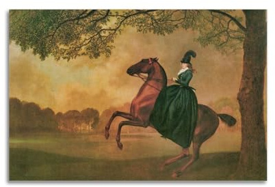 ADovz Mrs. Ladd Poster von George Stubbs, dekoratives Gemälde, Leinwand, Wandkunst, Wohnzimmer, Schlafzimmer, 20 x 30 cm