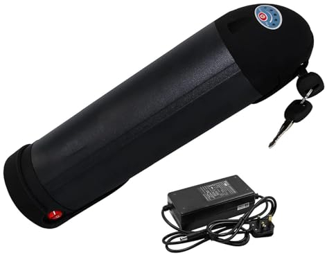 JHKJ Lithiumbatterie 36V 17AH 15AH 12AH 10AH 8AH 36 Volt Li-Ionen-Akku Flaschenbatterie für 100W 200W 350W 500W 600W Motor,36v17ah