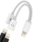 Dual Lightning Splitter for iPhone AUX Charge Dongle Cable Double Jack Charging Headphone Audio Adapter for Apple MFI Certified 11 12 13 14 Pro Max SE X XR 7 8 Plus Earbud Converter Earphone Connector
