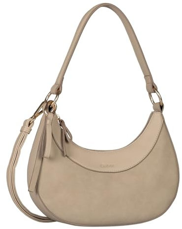 Gabor bags Selva Damen Hobo Bag Schultertasche Klein Beige