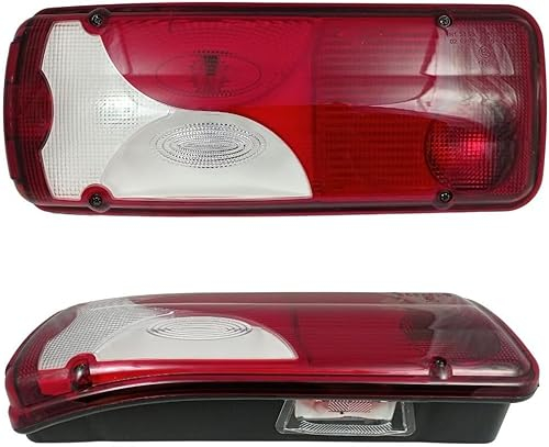 Links Rücklicht Heckleuchten Rückleuchten LKW PKW für Mercedes Sprinter Pritsche,MAN TGA TGS TGL TGL,VW Crafter,Scania,Volvo E4 mit Steckdose