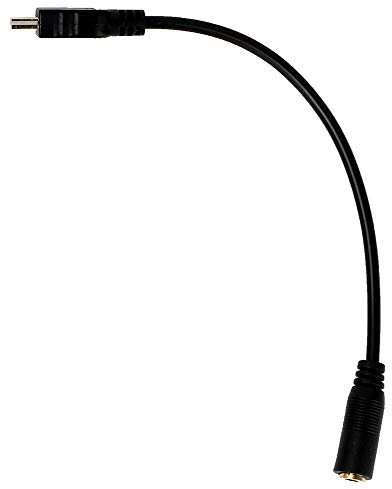 Cavo adattatore per microfono, cavo adattatore per fotocamera mini portatile in PVC da USB a jack audio tripolare da 3,5 mm per fotocamera