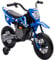 AIYAPLAY Elektro Kindermotorrad Elektromotorrad mit Musik, Kinder 2,4-5 km/h Elektro Motorrad mit 2 Stützrädern für Kinder von 3-6 Jahren Blau