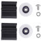 22 mm Gewächshaus-Türrad-Ersatz-Set, Gewächshaus-Schiebetür-Rollen-Set, Gewächshaus-Tür, Garten-Ersatzteile