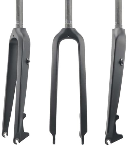 Fourche VTT VTT Entièrement en Fiber De Carbone Frein À Disque De Vélo Fourche Avant Rigide Carbone VTT 26/27.5/29In Fourches VTT Rigides A,26in