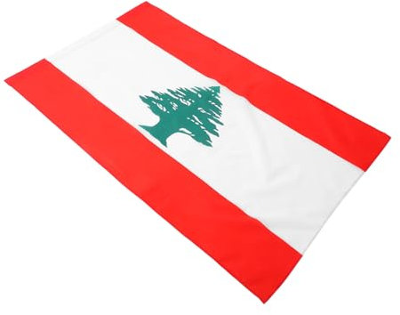 PRETYZOOM Drapeau Liban pour Célébrations Décoration Intérieure Et Extérieure Drapeau Libanais pour Événements Scolaires