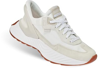 Kizik Womens Monaco Slip On Suede Trainers - White/Moonbeam - 7 UK