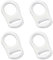 6 Pcs Dummy Clip Adapte for Clip, Silicone Dummy Clips Adapter, Baby Dummy Pacifier Holder Clip for Button-Style Pacifier/re-usable