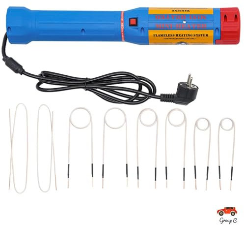 Kit de chauffage magnétique à induction 1100 W pour enlever les boulons à induction avec 8 bobines