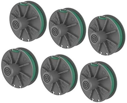 Wivplex Bobine de Fil Interchangeable for Coupe-Bordures Gardena 5309-20, for Coupe-Bordures Turbo, débroussailleuses, 2 mm, 4,6 m (6) Bobine pour Tondeuse à Gazon