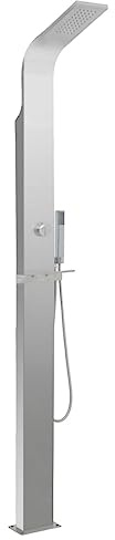 AJJHUUKI Piscina & Spa-Pool & Spa Accessori-Doccia esterna in acciaio inox curvo