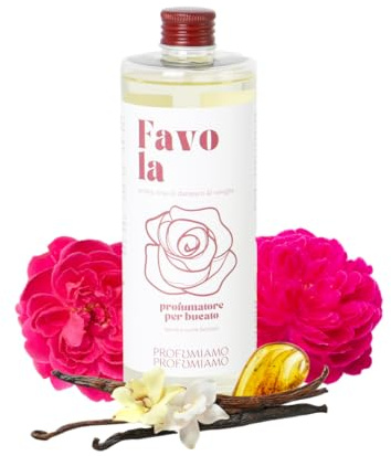 Profumiamo Profumo per Bucato 400 ml. - Profuma Bucato per Lavatrice e Asciugatrice (FAVOLA)
