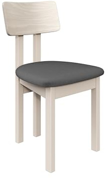 Mirjan24 Esszimmerstuhl Kizeko II, Polsterstuhl, Rahmen aus Buchenholz Gepolsterte Sitzfläche aus Stoff Stuhl für Arbeitszimmer Esszimmer Küchenstuhl (Cashmere/Kronos 22)