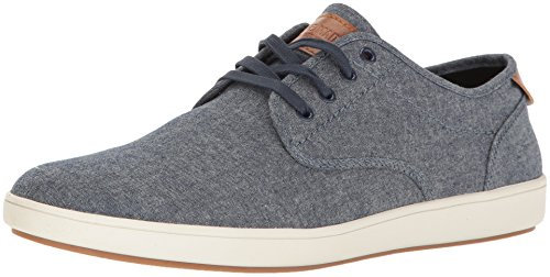 Steve Madden Herren Fenta Modischer Sneaker, Blauer Stoff, 45 EU (Herstellergröße: 11.5)