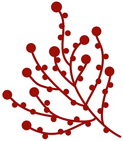 orig. Stemplino® Maxi Stempel XL - Florale Verzierung No.4 - für Karten, Geschenke und Selbstgemachtes DIY - hochwertiger Holzstempel 78x46 mm rund - auch schön als Geschenk