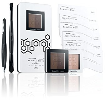 BEAUTIFUL BROWS DUO EYEBROW KIT (Dark Brown- Chocolate)