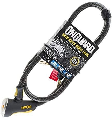 Onguard Akita 8039 Bike Cable Lock - 120cm x 12mm