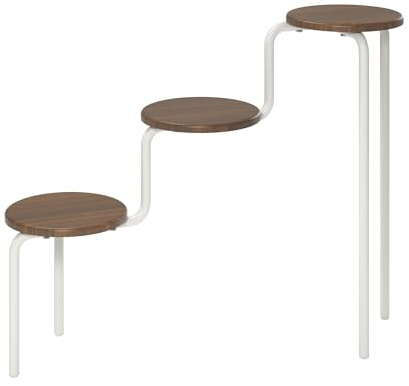 Novogratz Webster Plant Stand, Walnut Look, 24x75x64cm (DxWxH)