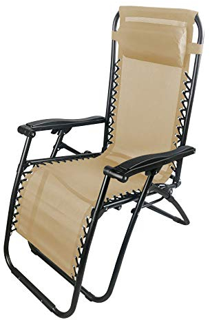 Linea Garden Friend Siesta Klappliege mit mehreren Positionen Beige