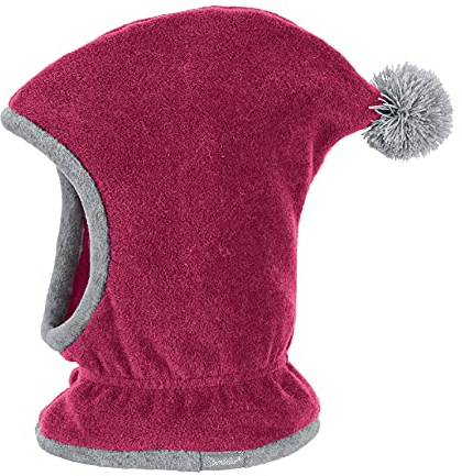 Sterntaler Unisex Baby SchalMütze Balaclava, Magenta mel., 47