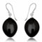 EYS JEWELRY Ohrhänger Damen 925 Sterling Silber Onyx schwarz Damen-Ohrringe